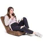 BirdRock Home Adjustable 14-Position Memory Foam Floor Chair & Gaming Chair (Brown)