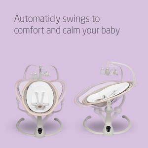 Maxi-Cosi Cassia Electric Baby Swing Chair – 360° Rotation, 12 Melodies, Classic Beige