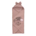 hauck Snuggle N Dream, Disney Minnie Mouse Rose - Cotton Baby Blanket for Car Seats, Baby Bouncers, Prams & Cots for 3-Point Harness 5-Point Harness, 80 x 80 cm, Machine Washable