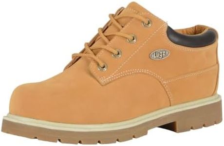 Lugz Men's Drifter Lo LX Boot, Golden Wheat/Bark/Cream/Gum, 12 D US