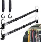 MEVLEM Car Clothes Hanger Bar, Expandable Black Bar for Travel - Extendable to 62inch - (160cm), Durable and Stylish, Suitable for Most Cars, Trucks, SUVs, Vans (2)