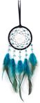 Malicosmile Small Dream Catcher for Car, Rearview Mirror Hanging Accessories Car Dream Catchers for Rear View Mirror Turquoise