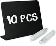 10 PCS L-Shaped Mini Chalkboard Sig