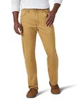 Wrangler Authentics Men's Wrangler Authentics Men's Straight Fit Twill Pants, Brushed Almond, 36W 30L UK