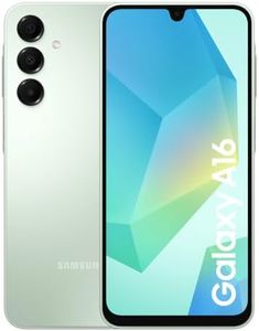 Samsung Galaxy A16 4G Android Smartphone, Super Amoled 6.7" Screen, Multiple Cameras, 128GB Storage, Light Green, 3 Year Extended Warranty (UK Version)