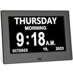 Irednolw Clock with Day and Date fo