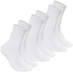 True Classic White Half Crew Sock 3-Pack, X-Large