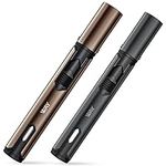 VVAY 2 Pack Jet Lighter Windproof Gas Refillable Butane Torch Lighter Long Reach for Candle Cookers Stove BBQ (Sold Without Gas)