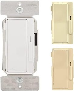 Eaton Controls DF10P-C1 Decorator 0-10V Dimmer 120/277V with Color Change Kit, Almond, White, Ivory