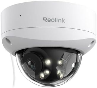 Reolink 16MP UHD 180° Pan Cam Sécu PoE Double Objectif, Suivi Mouvements, Vision Nocturne Couleur, Spots, Détect. Intell. et Alertes, Audio 2 Voies, IK10 Anti-Vandal, IP67 Anti Intempéries, Duo 3V PoE