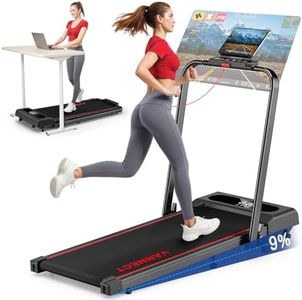 Laufband für Zuhause, VANNECT Walking Pad, 1-12 km/h Klappbares Laufband mit 9% Steigung, Ultra-Leise, LCD-Display, Dreifache Steuerung - Fernbedienung + App + Handlauf-Tasten, Belastbar bis 150 kg