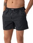 DAMENSCH Men Cotton Boxers (Pack of 1) (Dam-STP-LBX-NTB-XXL_I.Nether Black_2XL)