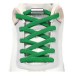 Handshop 2 Pairs Elastic Shoe Laces for Kids and Adults, No Tie Shoelaces for Trainers, Running Shoes, Sports Shoes Green 125cm