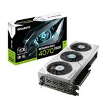 Gigabyte GeForce RTX 4070 SUPER EAGLE OC ICE 12G Graphics Card - 12GB GDDR6X, 192bit, PCI-E 4.0, 2535MHz Core Clock, 3 x DisplayPort 1.4a, 1 x HDMI 2.1a, NVIDIA DLSS 3, GV-N407SEAGLEOC ICE-12GD