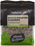 Honest to Goodness, Maple Roasted Almonds, 1 Kilogram - The Wholesome Delight, Where Crunchy Almonds Meet The Sweet Essence of Maple Syrup. Australian-Grown.