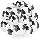 Cow Balloons Latex Balloons Funny Print Cow Balloons for Birthday Party Supplies Decorations (24 Pieces)