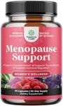 Complete Herbal Menopause Supplement for Women - Multibenefit Menopause Relief Hormone Balance for Women for Night Sweats Mood and More with Dong Quai Vitex Chaste Berry and Black Cohosh - Mini Caps