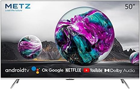 Metz TV 50'' (127 cm) LED UHD/4K Android TV 10.0 (Netflix, Prime Video, Disney+, MyCanal, OCS, Apple TV, Molotov TV …) HDR10 / HLG Wi-FI avec Tuners DVB-T2/C/S2 - Série MUC7