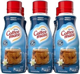 Coffee Mate French Vanilla Flavored Coffee Creamer, Shelf Stable, Non-Dairy, Gluten-Free, 6-Pack, 192 Total Servings, 16 Fl Oz Per Bottle