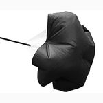 Splay Speed Chute, Sprint Parachutes, Speed Resistance Training Parachute Equipment with Adjustable Strap | Improve Sprint Speed and Agility for Football,Basketball,Cycling Training - Black 40"