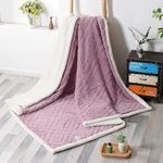 Butterthief Cozy Super Soft Warm Double Layered Kids Sherpa Blanket All Season Baby Blanket for Winter Toddlers Boys & Girls 1-6 Years (Size -100 x 150cm) (Lavender)