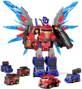 Dimoarch Magnetic Transform Robot Toys w/Retractable Wing