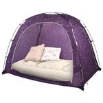 Goplus Bed Tent, Indoor Privacy Play Tent for Warm and Cozy Sleep in Drafty Rooms, Portable Bed Canopy with Carry Bag for Kids and Adult(Full)