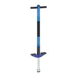 Relaxdays Pogo Children, Jumping Stick up to 35 kg, Padded, Outdoor Kids Game, Non-Slip, Stainless Steel, Blue, 95 x 24 x 6 cm