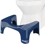 Squatty Potty Simple Bathroom Toilet Stool, Galaxy Blue, 7"