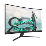 PHILIPS Evnia 32M2C3500L - 31.5 inch QHD Curved Gaming Monitor, 180 Hz, 0.5 ms, FreeSync Premium, HDR10 (2560x1440, 2x HDMI, DisplayPort) dark gray