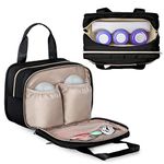 Fasrom Wearable Breast Pump Bag with Cooler Compatible with Elvie Hands-Free Pumps and Medela Pump in Style, Portable Pump Carrying Case for Working Moms, Black (Bag Only, Patent Pending)