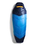 The North Face One Bag Camping Sleeping Bag, Super Sonic Blue/Arrowwood Yellow, Long