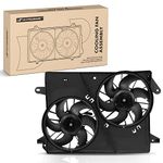 A-Premium Engine Radiator Cooling Fan Assembly Compatible with Chrysler 300 2005-2008 & Dodge Challenger 2008, Charger 2006-2008, Magnum 2005-2008, Dual Fan Assembly