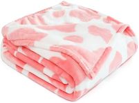 Light Pink Throw Blanket Cute Soft 