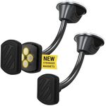 Scosche MXWDL Extra Strong MagicMount Magnetic Car Dashboard/Windshield Phone Holder with Extra Strength Magnet and Thicker Metal Plate for Max Hold, Cell Phone Mount for All Smartphones, Pack of 2