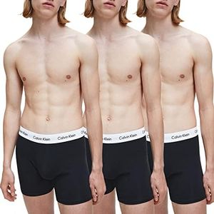 Calvin Klein Men's Boxer Brief 3pk Boxer Briefs, Black (Black), L