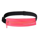 Rbenxia Slim Running Belt for Women Men Water Resiatant Runners Fanny Pack Adjustable Waist Pouch Reflective Phone Holder Running Gear Accessories for Sport (Pink)