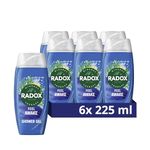 Radox Mineral Therapy Feel Awake Men 2in1 Shower Gel & Shampoo with Fennel & Sea Minerals - 225ml (Pack of 6)