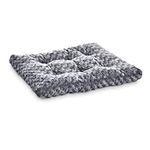 Amazon Basics Pet Bed for Dogs - Machine Washable, Large (102 x 69 x 9cm), Gray Swirl