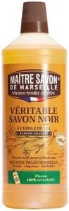 MAITRE SAVON DE MARSEILLE, Savon Noir Liquide a l'huile Lin - 1l