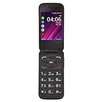 TracFone My Flip 2 4G LTE Prepaid Flip Phone (Locked) - Black - 4GB - Sim Card Included - CDMA (Renewed)