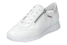 Mephisto Mobils Donia Women's Leather Sneaker, White, 6.5 UK