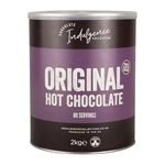 Indulgence Collection Original Hot Chocolate 2kg, 80 Servings - Premium, Sustainable Cocoa Powder - Rich and Velvety Drinking Chocolate Perfect for Any Occasion - Vegan Friendly