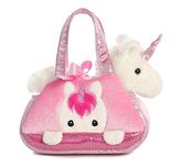 Aurora Peek A Boo Unicorn Fancy Pals Purse with 8" Plush Stuffed Animal