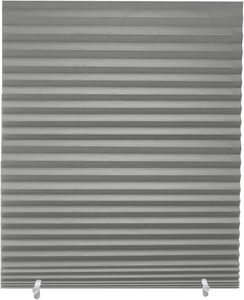 Changshade 6-Pack Pleated Paper Temporary Shades Cordless Light Filtering Cut to Size Temporary Paper Blinds for Indoor Windows of Office, Bedroom, Bathroom, Living Room, 36" W x 72" H, Grey