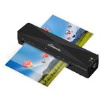 BEEWAY A4 Laminator, Laminating Machine Hot and Cold Options for Home Office School Use - Fast Warm Up, High Speed Laminating, Includes 30 A6 Laminating Pouches