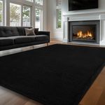 Sour Lemon Carpet Rugs Living Room Large 200x290, Grey Rug for Bedroom Washable Area Rugs Anti Slip Fluffy Rug Shaggy Cream Rug Carpets Extra Large Rugs for Living Room Kids Room