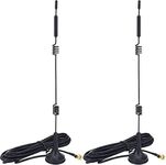 YILIANDUO Dual Band Aerial 9dBi 2.4GHz 5G 5.8GHz RP-SMA Male Antenna with Magnetic Base 3M Cable for WiFi Routers PCIE Network WiFi Card Router External Antenna Wireless WLAN 2 Pack