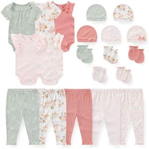 JELYLOVE Unisex Baby Boy Girl Bodysuits Sets 20 Pack Cotton Casual New Born Clothes Comfort Infant Outfit Essentials