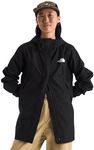 THE NORTH FACE Women's Antora Rain Parka | Breathable Waterproof Jacket, Seam Sealed, Adjustable 3 Piece Hood & Alpine Zip Hand Pockets, TNF Black, Medium